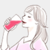 40代女性笑顔のイラスト